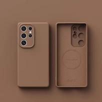 Originalus skysto silikono magnetinis telefono dėklas, skirtas Samsung Galaxy S26 S25 S24 S23 S 26 Ultra Plus, belaidžio įkrovimo dėklai, minkštas dangtelis Galaxy S23+