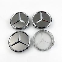 2026 New Car Wheel Center Cap Hub Covers Badge For Mercedes Benz AMG B/C/E/S Class C43 C63 E43 E53 E63 GLC GLK CLA Accessories 4Pcs 75mm DV1