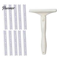 Butcher Scraper Pig Hair Removal Tool, T-Shaped Handle Stainless Steel Blade Scraper, Easy Fat Tool for Meat Processing And Scraping Handheld Large