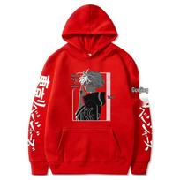 Tokyo Revengers Wakui Senju Anime Hoodie red