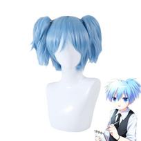 Assassination Classroom Shiota Nagisa Cosplay Perukas Trumpi Plaukai Aukštos Temperatūros Šilkas Kostiumui Persirengti gray