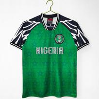 Nigeria National Team Retro Soccer Jersey Men Women Short Sleeve Football Shirt Streetwear Hip Hop Sportswear Large