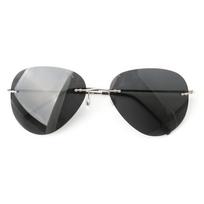 Rimless Polarized Sunglasses Men Driving Ultralight Glasses Ultralight Frameless for Men and Women Sunglasses polarized black