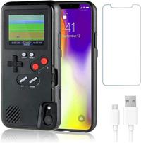 2 in 1 Gameboy 36 Games telefono dėklas, skirtas iPhone 13 14 15 16 Pro Max 12 Mini 11 XR X XS 8 7 Plus 15Pro Game Boy smūgiams atsparus dangtelis For iPhone 16Pro Max