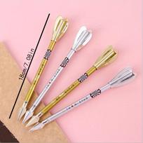 10pcs 0.5mm creative dart styling neutral pen Weapon series black water pen sign pen Student stationery gift Random colors 10pcs beige