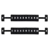 2Pcs 10 Numbers Scoring Score Counter Indicator Table Football Counter Score Keepers for Standard Foosball Table