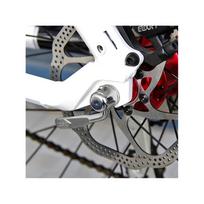 Bicycle Rear Wheel Fast Dismantling Steel Rod Repair Tool Equipment Accessories for Riding Training Platform Silver #1 black