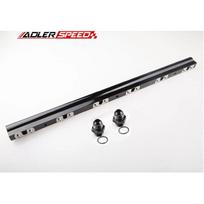 Didelio srauto CNC apdirbto aliuminio kuro bėgelio komplektas BMW M20, M50, S50 Euro automobiliams Tik Mėlynas/Raudonas/Juodas/SIDABRINIS juoda