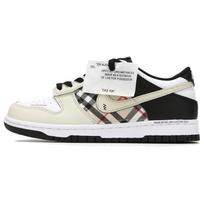Nike Dunk Low Retro Panda Slip Resistant Abrasion Resistant Low top Skateboard Shoes Men's Black White DD1391-100(Team82-) 44.5 white