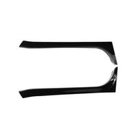 Glossy Rr Window Side Spoiler EZ Carry Simple Installation Stylish Carbon Black for 6   GTD GTR 08-13 gray