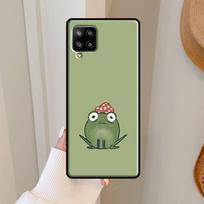 Kawaii Frog Mushroom Case For Samsung Galaxy A56 A36 A06 A13 A32 A12 A22 A52 A35 A26 A16 A55 A15 A54 A34 A14 A53 Samsung A54 5G white