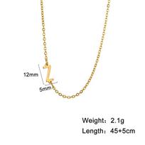 A-Z Letter Choker Necklace Personalized Alphabet Side Pendant Jewelry Gift for Birthday and Fashion Accessories beige