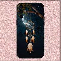 Dreamcatcher Feather Phone Case For Samsung S25,S24,S21,S22,S23,S30,Ultra,S20,Plus,Fe,Lite,Note,10,9,5G Black Cover Samsung S25Plus