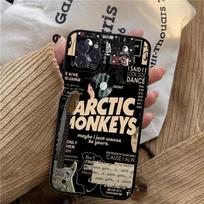 Arctic Music Monkeys Phone Case For iPhone 15 14 11 12 13 Mini Pro XS Max Cover 6 7 8 Plus X XR SE 2020 Funda Shell For iPhone 12 black