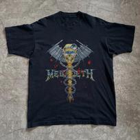 Megadeth T-shirt Retro Thrash Metal Band Unisex Black T-shirt Reprint XXL gray