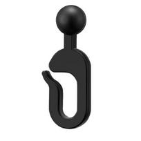 50/100Pcs Plastic Gazebo Curtain Hook, Heavy Duty Mosquito Netting Hook, Black Curtain Track Hooks for Outdoor Hotel, Gazebo 100pcs B black
