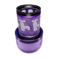 2 PCS Filter Replacement Accessories For Dyson V12 Vacuums, Compare To Part 971517-01 gray