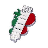 3D Metal Car Front Grille Emblem Body Side Fender Rear Trunk Badge Stickers Decoration Accessories Badge Sticker