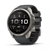 Garmin Fenix 9 Pro 51mm – Titano spalvos grafito / juodu dirželiu