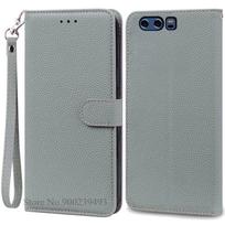 Dėl Huawei P10 dėklo Huawei P10 Plus dėklo Piniginė Odinis atverčiamas dangtelis Dėl Huawei P10 Plus telefono dėklo Knygos tipo dangteliai Coque Funda For Huawei P10 Plus gray