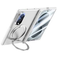 ZFold8 Full Coverage Tempered Glass Screen Anti-Scratch Case for Samsung Galaxy Z Fold 8 Wide Rotating Magnetic Bracket Cover Galaxy Z Fold 8 white