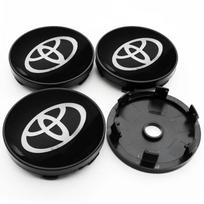 4 vnt. 56mm 60mm 62mm 57mm Automobilio ratlankio centrinės dalies dangtelio lipdukai Aksesuaras Toyota Rav4 Yaris Avensis Corolla Camry crown Ratlankio dangtelis