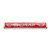 Quattro 3D logotipas Automobilio priekinės grotelės Ženkleliai Lipdukai Metalinis Quattro emblema Audi A4 B8 B6 B9 B7 A3 8P 8V 8L A5 Q7 S7 A6 C7 C6 C5 Q5 Quattro
