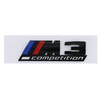3D ABS Car Fender Trunk Logo M Emblem for BMW M1 M2 M3 M4 M5 M6 M7 M8 Competition Badge Chrome Black Accessories