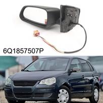 1pcs Car Door Wing Rearview Mirror Assy Side Mirror Assembly Left Right 6Q1857507P FOR POLO 2005-2008 Left