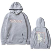 Silent Hill Hoodie Vintage Washed Cotton Pullover Sweatshirt Unisex Oversized Long Sleeve Retro Horror Gaming Streetwear Top Merch Gift L white