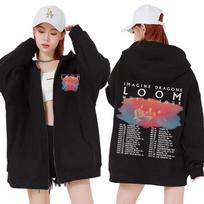 Imagine Dragons Band Loom Tour  New Album Zip Up Jacket XS juoda