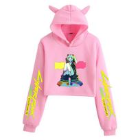 Cyberpunk: Edgerunners Rebecca Fleece Hoodie - Autumn/Winter Extra Extra Small pink