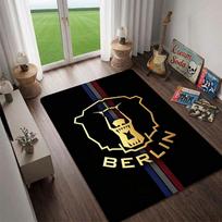 DEL Eisbären Berlin style Area Rug,Sofa and Bedside Rugs,Soft Non Slip Floor Mat,Home Decor Living room Carpet. 70x100cm( 27x39in )
