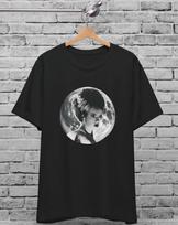 Bride of Frankenstein T-Shirt: Retro Horror, Gothic Style M gray