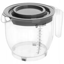 KADAX Kitchen Bowl For Mixing Whipping Pitcher Container With Measuring Scale 2L mėlyna