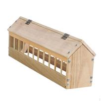 Balandžių lesyklėlė Paukščių dozatorius Lėkštelė Vištoms Balandžiams 60cm beige