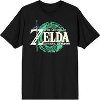 Bioworld The Legend of Zelda Tears of The Kingdom Logo Crew Neck Short Sleeve Black Adult T-Shirt XXXXXL įvairiaspalvis