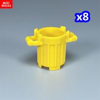 MOC Bricks Container Series Display Box Bucket Basin Pot Pack Basket Accessories Assembled Building Blocks Toys Kids Gift