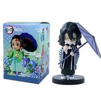 Slayer Demon Plum Rain Serie Blind Box Kamado Tanjirou Agatsuma Zenitsu Kamado Nezuko Hashibira Inosuk Anime Figure black