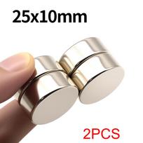 25x10mm Super stiprus neodimio magnetas N35 NdFeB nuolatinis magnetinis imanes apvalus galingi magnetai šaldytuvas