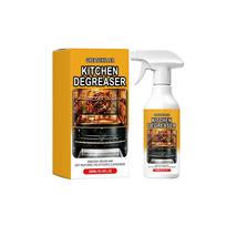 Kitchen grease cleaner for stoves, range hoods, ceramic tiles, and various oily surfaces for daily household kitchen cleaning orange