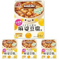 Ajinomoto Aji no Moto CookDo Mapo Tofu Ground Meat Kids Sweet Flavor Easy Cooking Retort Rice Bowl Side Dish ( 4) beige