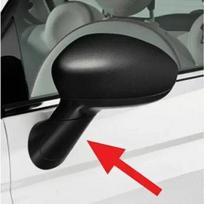 Car Rearview Side Mirror Covers Cap for FIAT 500 2007 To 2024 WING MIRROR ARM STEM COVER STEM CAP LEFT PASSENGER SIDE PartsGood product left