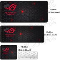 Didelis natūralaus kaučiuko pelės kilimėlis Asus Rog žaidimams Užrakintas kraštas Klaviatūrai XXL Biuro Neslystantys Kompiuterio priedai E-sportui Greičio Žaidimų kilimėlis 30cmx60cm