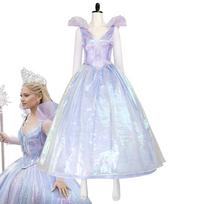 Pikta Glinda Cosplay Kostiumas Helovino Violetinė Suknelė Sceninė Suknelė Moterims S violetinė