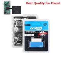 Nitro OBD2 EcoOBD2 Dvigubo ECU Lusto Traukos Dėžutė NitroOBD2 Eco OBD2 Benzininio Dyzelinio Automobilio 15% Kuro Taupymas Daugiau Galios Sukimo Momento Nemokamas Pristatymas Blue For Diesel blue