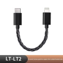 FiiO LINK TC2 LT-LT2 Garso Kabelis Muzikos Grotuvas Dekoderis Ausinių Stiprintuvas Dvigalvis OTG Adapteris Duomenų Kabelis Dovana