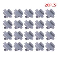 10/20 vnt. užuolaidų bėgelio spaustukas sunkvežimiams Fh, Fm, Fmx, Fl, Fe, Vhd, Vnl, Vnr, Vnx, Vhd serijos, užuolaidų slankiklio spaustukas, užuolaidų sagtelė gray