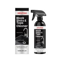 Jakehoe juodas maišytuvo valiklis, vonios kriauklės keraminis paviršius, tinkamas lengvam kalkių šalinimui, blizgesio atkūrimui ir mažo kvapo, 120ml black