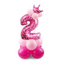 Foil Birthday Balloons Air Helium Number Balloon Figures Happy Birthday Party Kids Birthday MIT Number 2